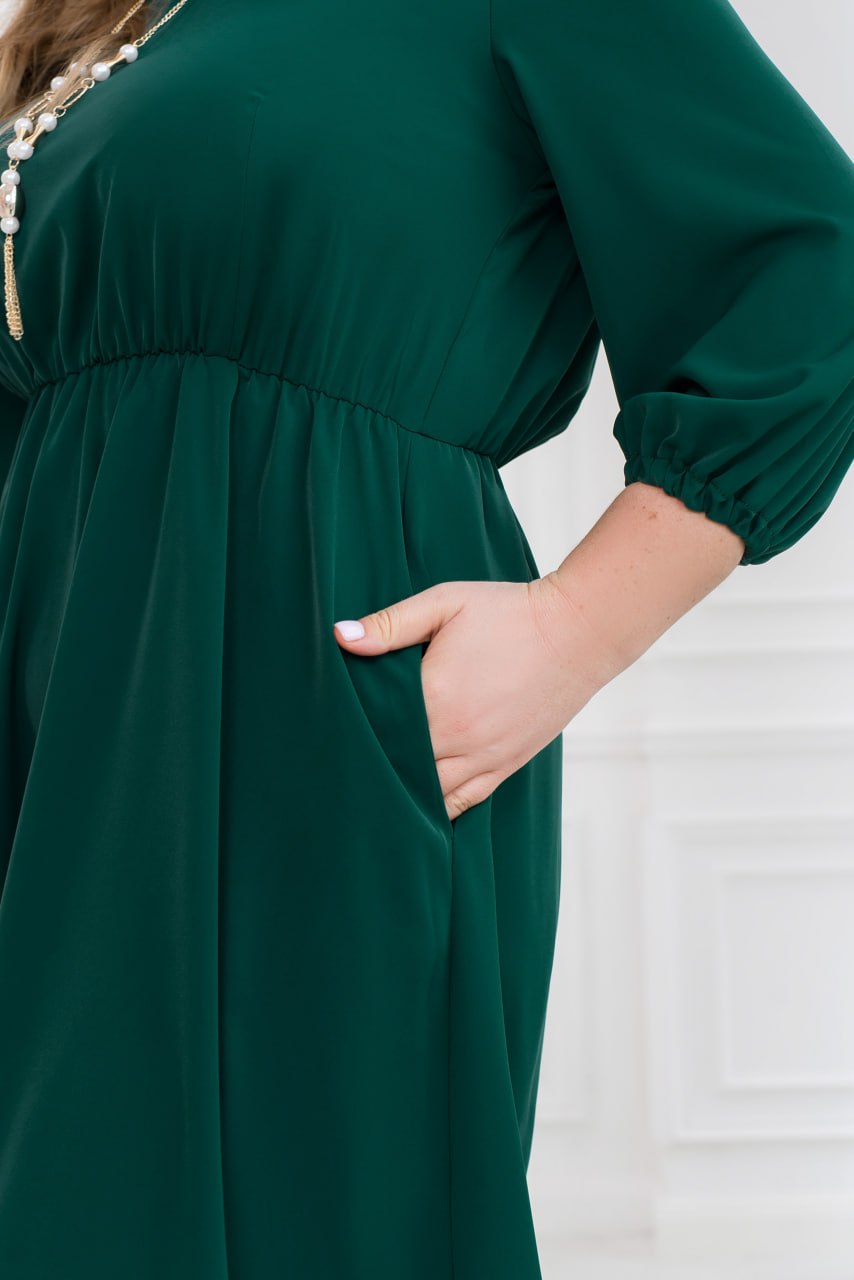 Flared dress with belt  - Twiggy Shop