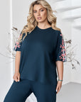 Set tricot cu aplicație