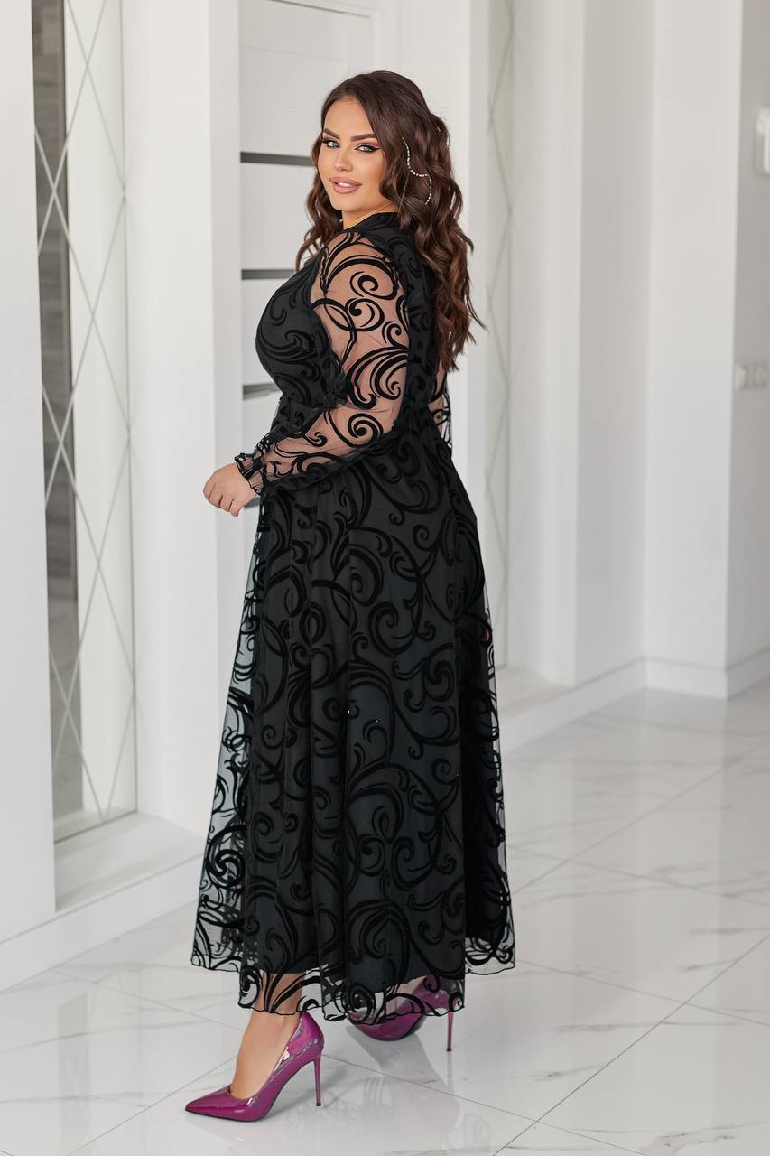 Длинное вечернее платье