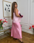 Strappy top  NewYear25 от polyester и elastane, показан на модел, в ярък стил и комфортен дизайн.