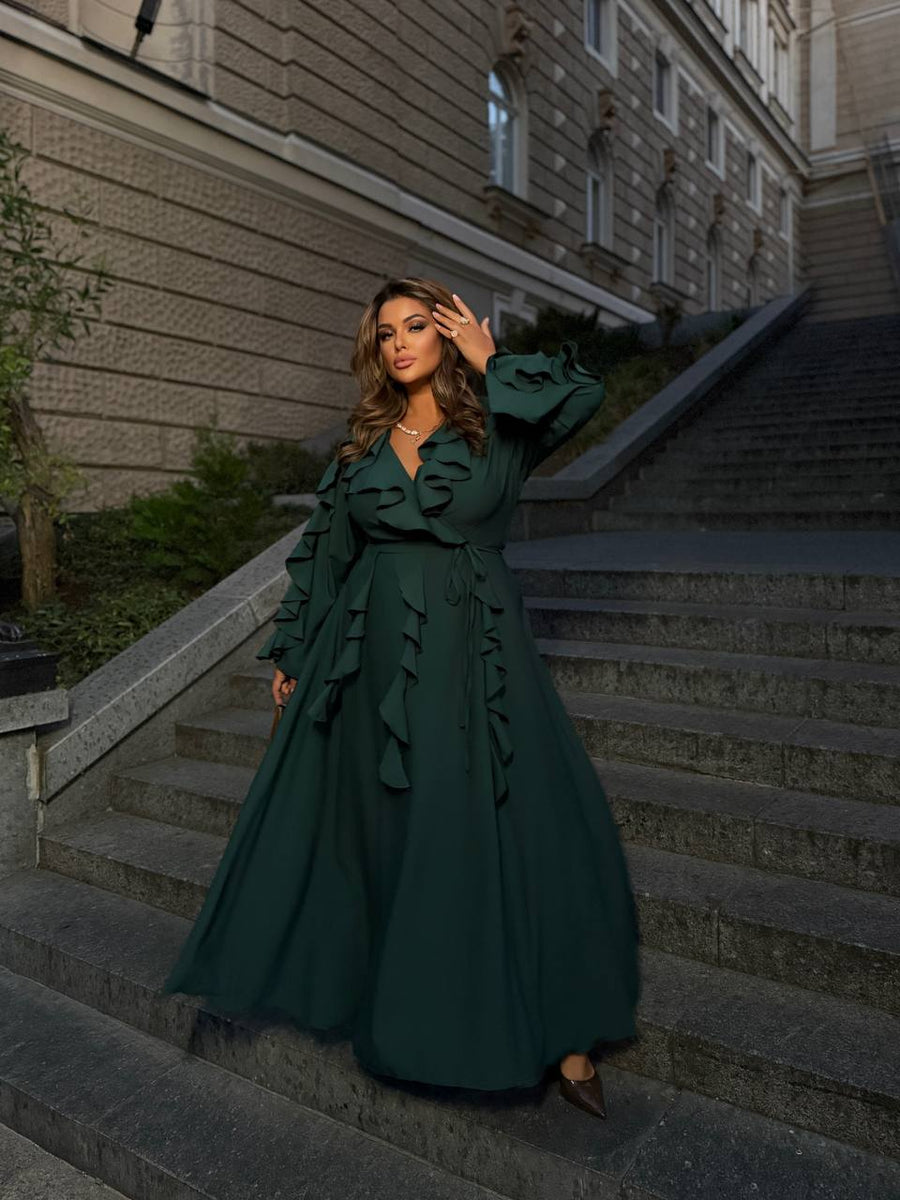 Long ruffled dress  - Twiggy Shop