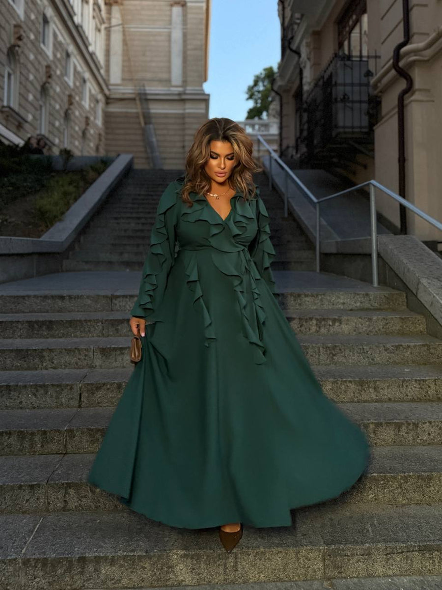 Long ruffled dress  - Twiggy Shop