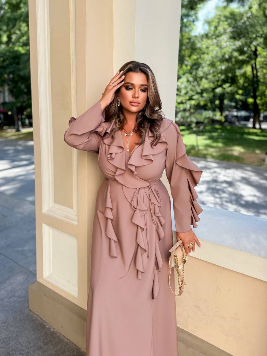 Long ruffled dress  - Twiggy Shop