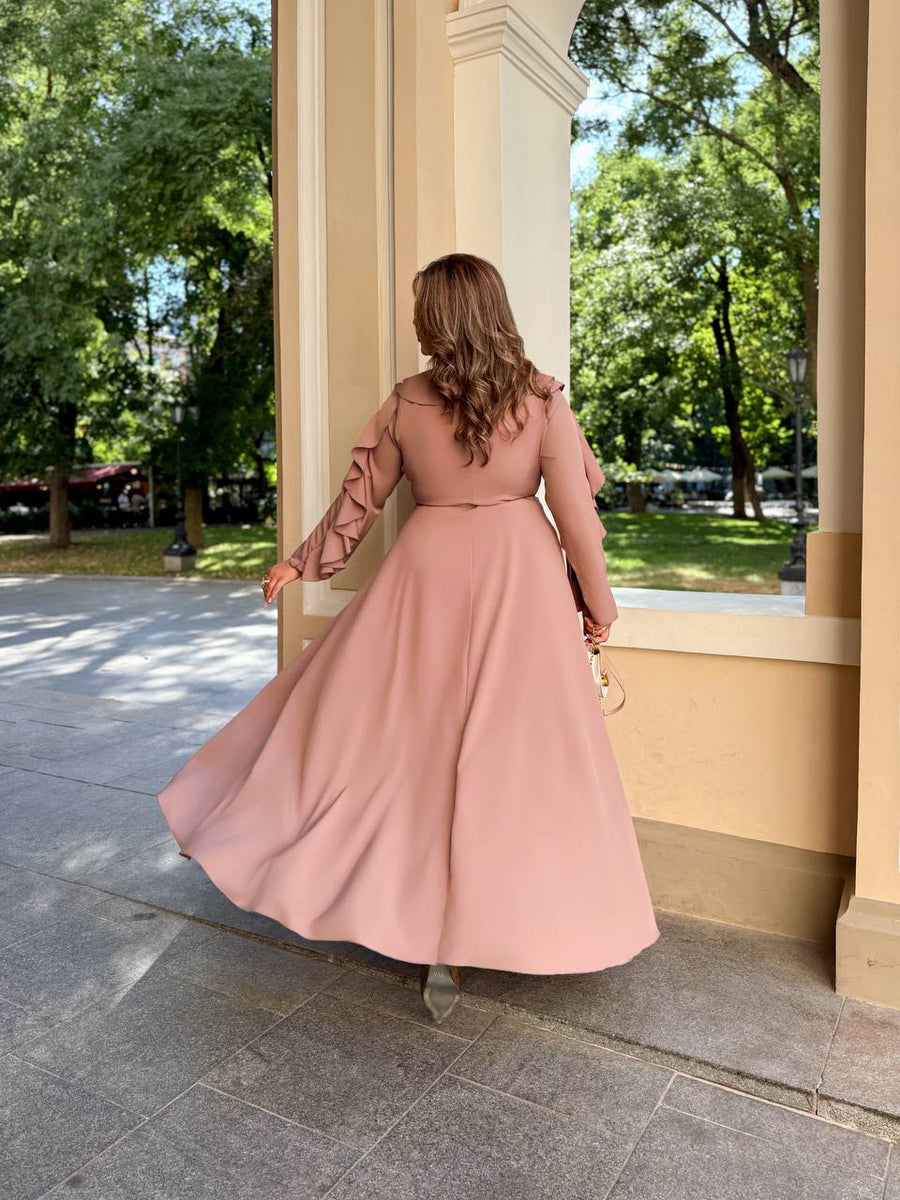 Long ruffled dress  - Twiggy Shop