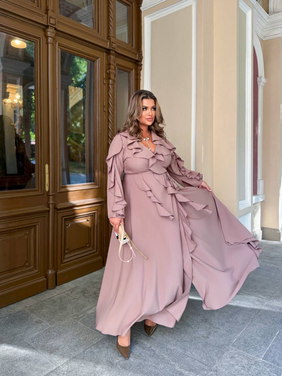 Long ruffled dress  - Twiggy Shop