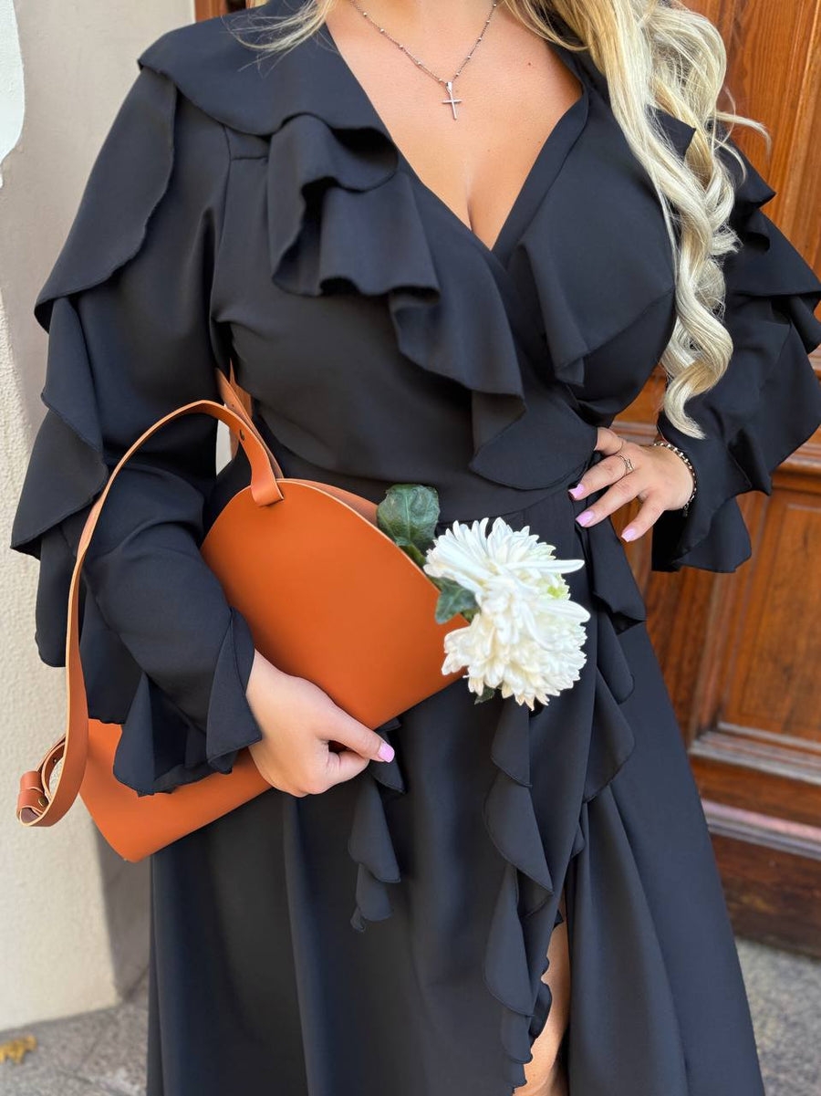 Long ruffled dress  - Twiggy Shop