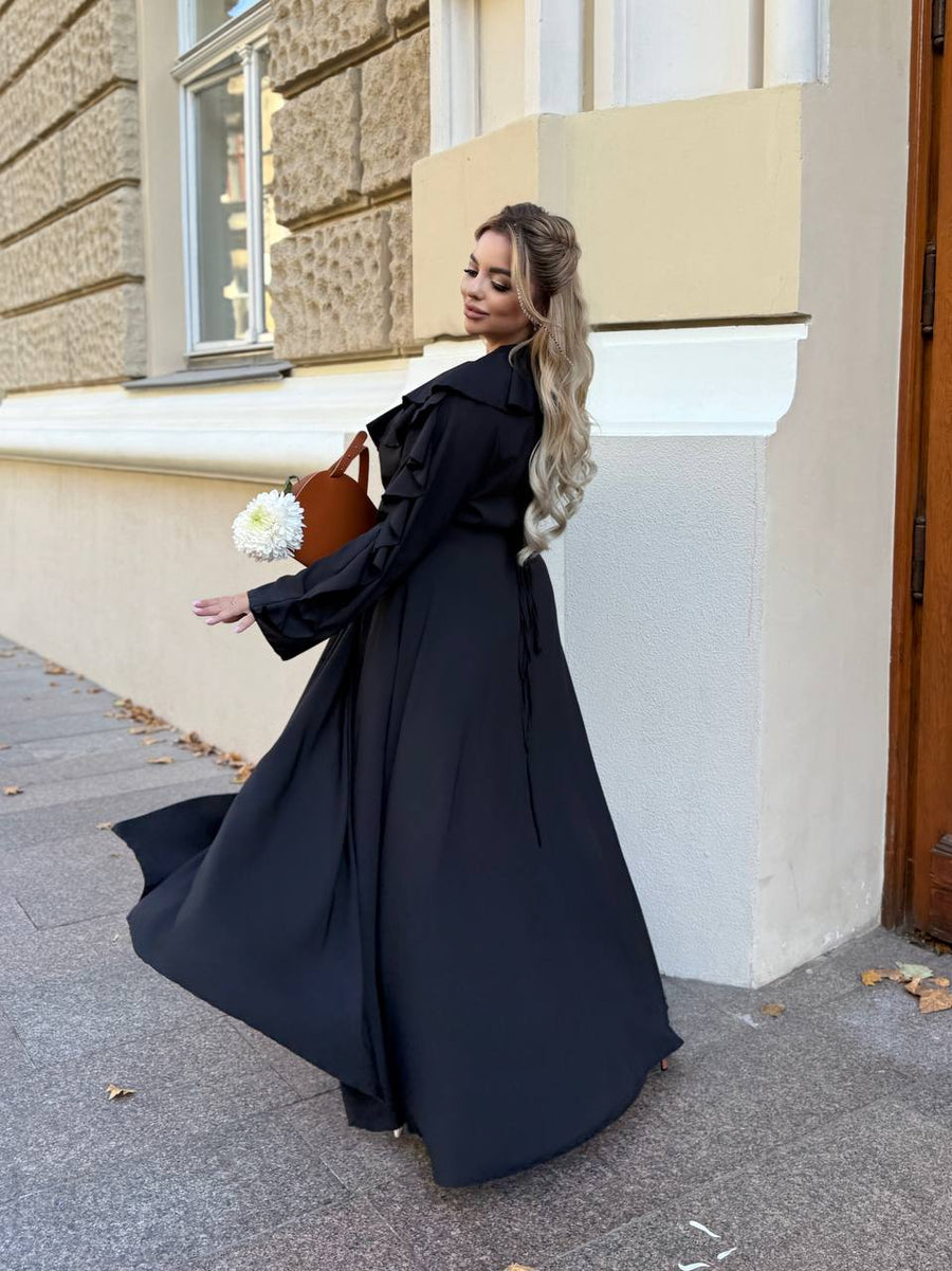 Long ruffled dress  - Twiggy Shop