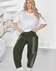 Set tricot cu detalii de cristal