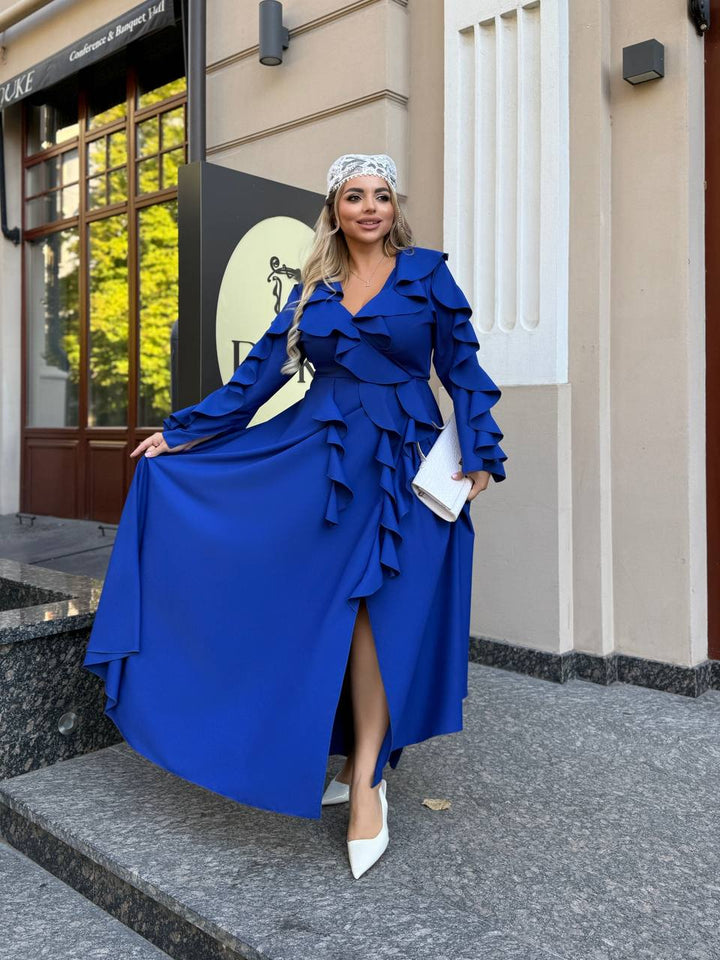 Long ruffled dress  - Twiggy Shop