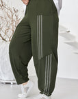 Set tricot cu detalii de cristal