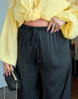 Pantalon en satin style Aladdin