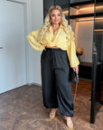 Pantalon en satin style Aladdin