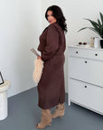 Set with zip-up suede bomber jacket, made from polyester and spandex, in a fashionable style.