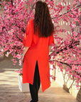 Set of tunic with cut-out details and leggings , cotton и polyester, моден и комфортен за ежедневна носия.