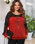Set with a lurex jumper, type IT, with polyester, viscose and elastane, shown in the image.
