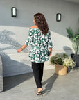 Floral blouse set