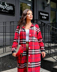 Warm plaid vest