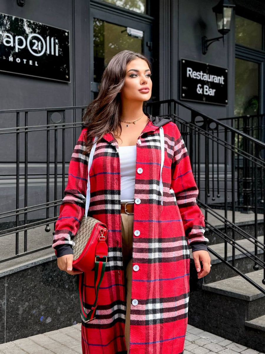 Warm plaid vest