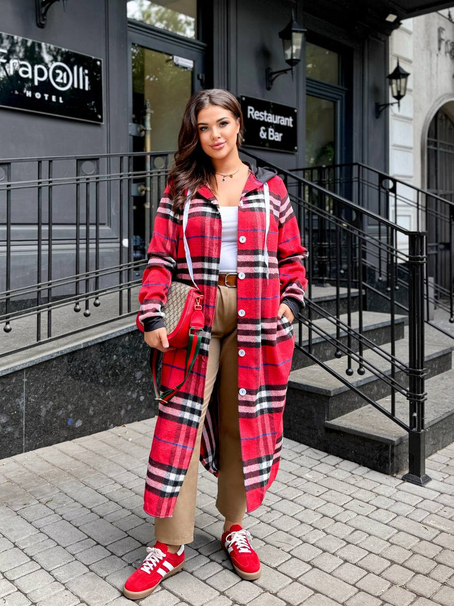 Warm plaid vest