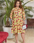Loose-fit floral dress  - Twiggy Shop