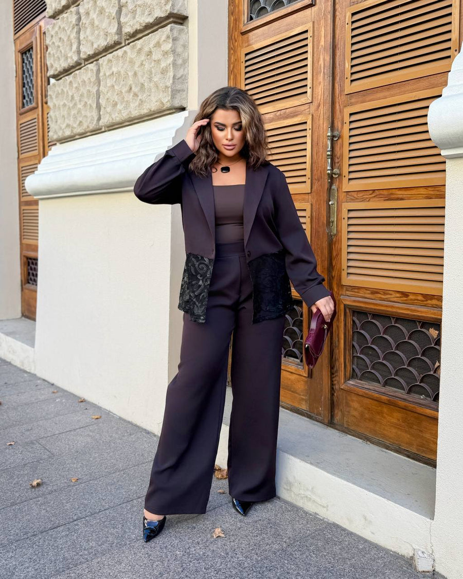 Set with embellished blazer  - Twiggy Shop