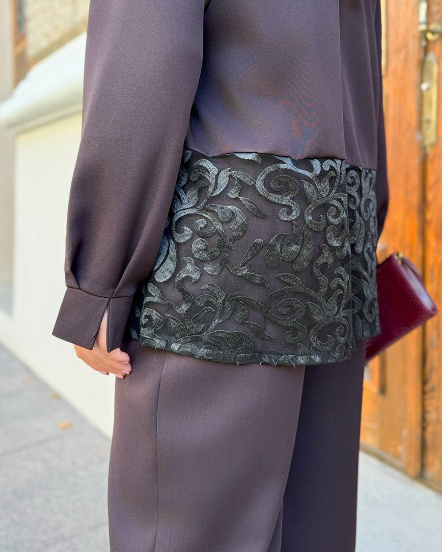 Set with embellished blazer  - Twiggy Shop