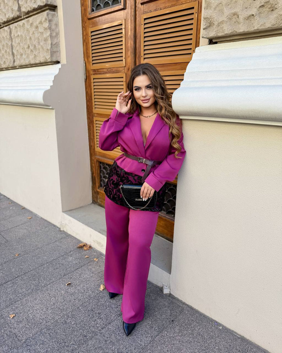 Set with embellished blazer  - Twiggy Shop