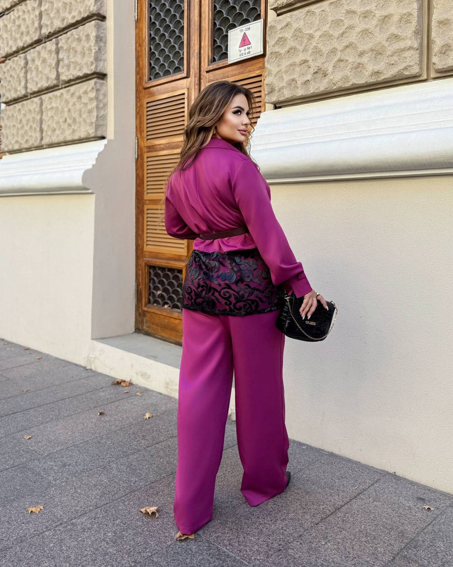 Set with embellished blazer  - Twiggy Shop