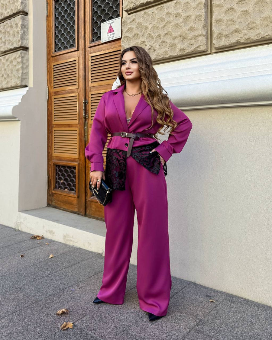 Set with embellished blazer  - Twiggy Shop