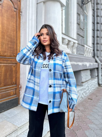 Camicia calda oversize