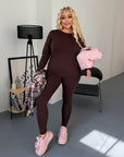 Fleece-lined three-piece set