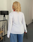 V-neck top