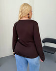 V-neck top