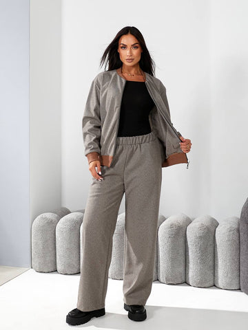 Bomber jacket and pants set