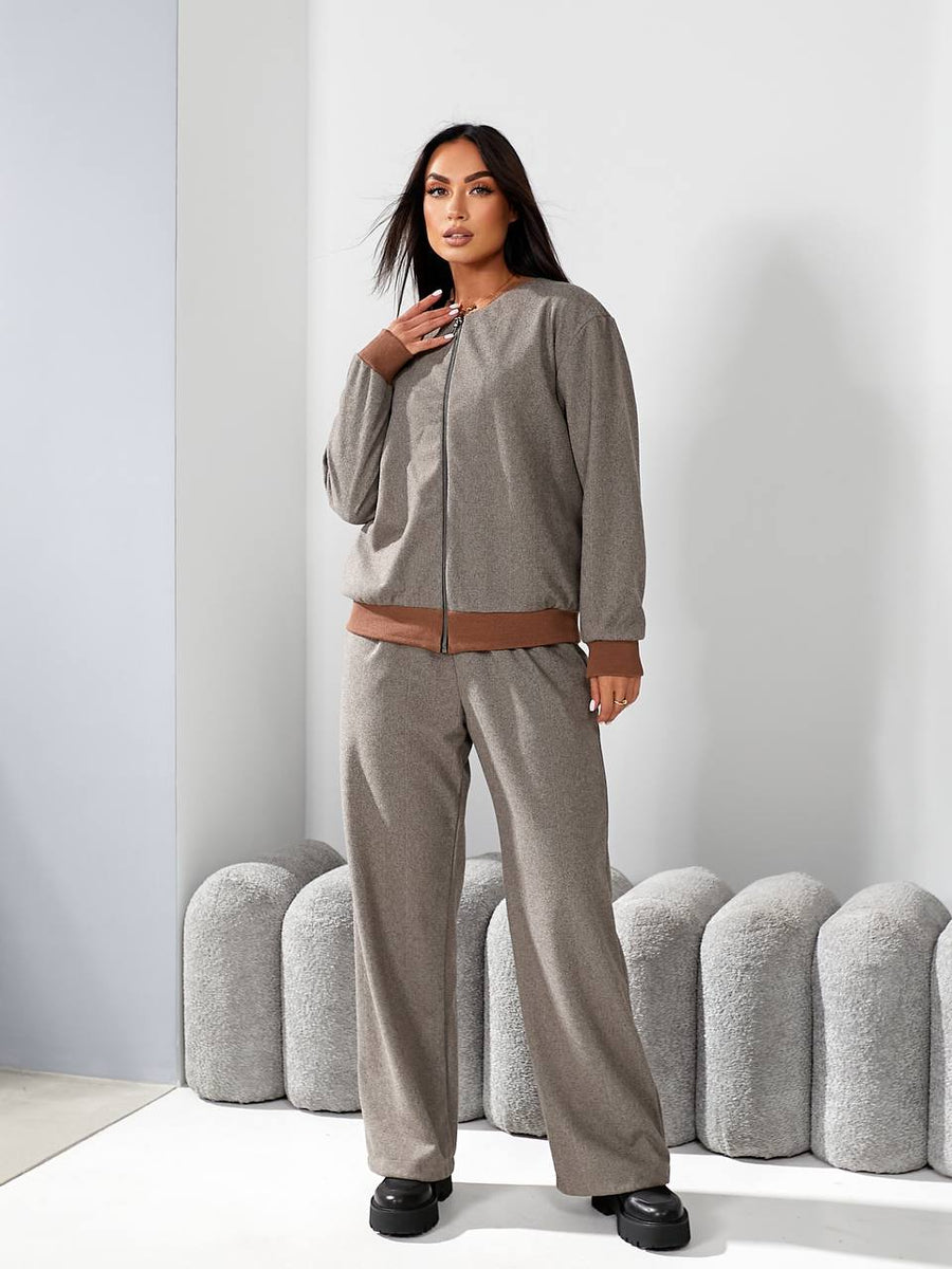 Bomber jacket and pants set