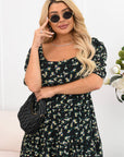 Asymmetric dress with ruffles , Whiteа, Waist viscose и polyester, показана на модел с дълги Sleeveи и елегантен дизайн.