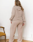Set with soft knit trousers  - Twiggy Shop