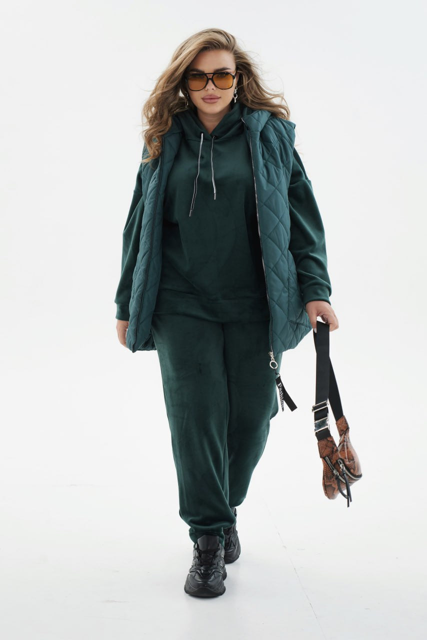 Casual set with vest  - Twiggy Shop