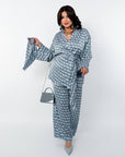 Printed set with a scarf  от polyester, viscose и elastan, изображение на моден аксесоар за ежедневна употреба.