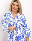 Printed loose-fit set  от polyester, изображение на стиlinen  и комфортен дамски комплект.