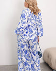 Printed loose-fit set  от polyester, модел с ярки принтов и уup toбен дизайн за ежедневна носия.