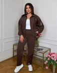 Set with leather inserts  - Twiggy Shop