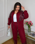 Set with leather inserts  - Twiggy Shop