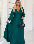 Long dress with neckline  - Twiggy Shop