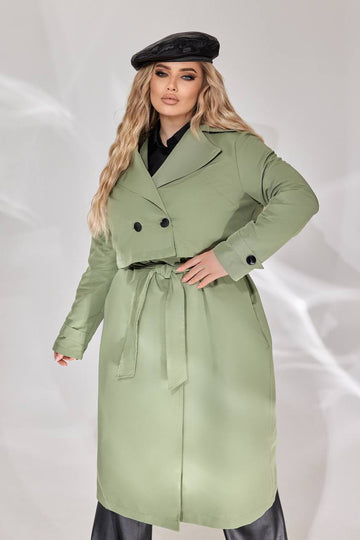 Set aus Trenchcoat und Weste