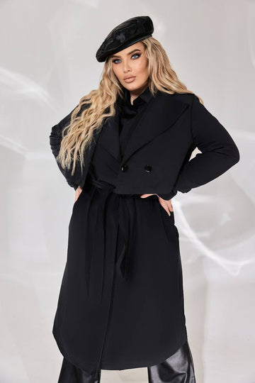 Ensemble trench et gilet