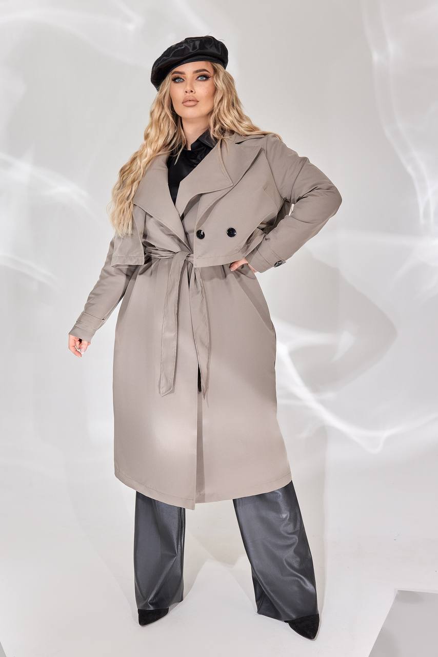 Set aus Trenchcoat und Weste