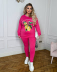 Knit set with a print  - Twiggy Shop