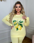 Knit set with a print  - Twiggy Shop