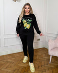 Knit set with a print  - Twiggy Shop